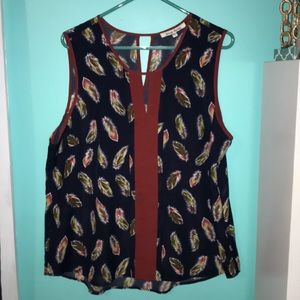Feather Tank Top